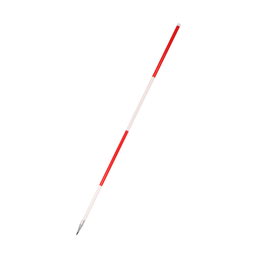 Talen Tools jalonstok, lengte 2 m, rode top 