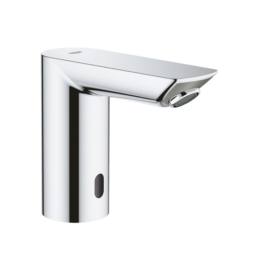 Grohe wastafelkraan, serie Bau Cosmopolitan, batterij 6V, zonder menging, met sensor, chroom 