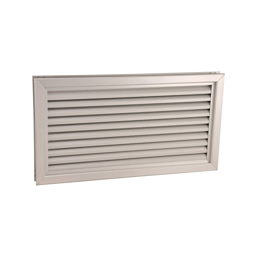 Nedco deurrooster, aluminium, 445 x 245 mm, geanodiseerd 