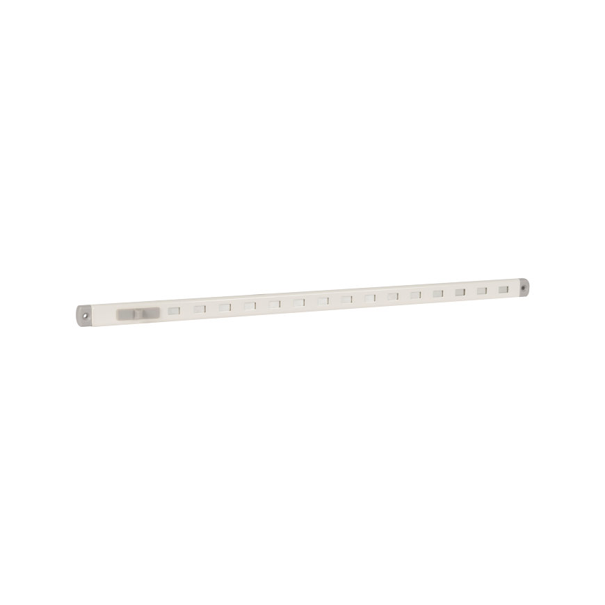 Nedco ventilatiestrip, type P, aluminium, 880 x 20 mm, wit 