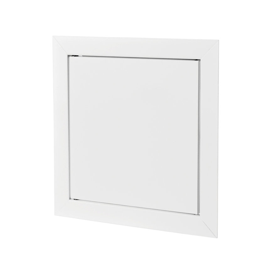 Nedco inspectieluik met magneetsluiting, staal, 400 x 400 mm, wit 