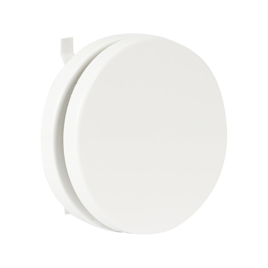 Nedco toevoerventiel, staal, type DVSR, wit, Ø 100 mm 