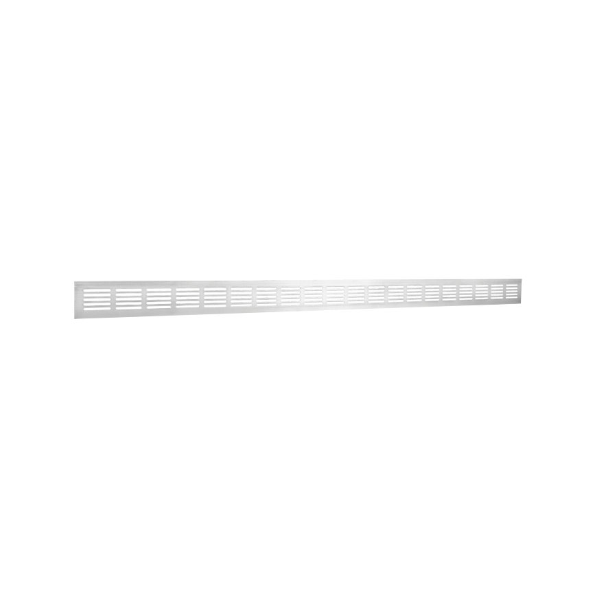 Nedco plintrooster, aluminium, 1000 x 60 mm, F1 aluminium 