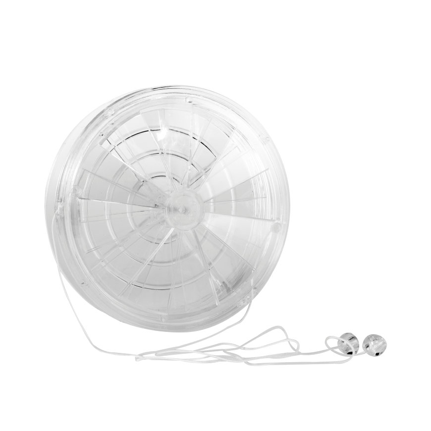 Nedco raamrooster met trekkoord, abs, Ø 120 mm, transparant 