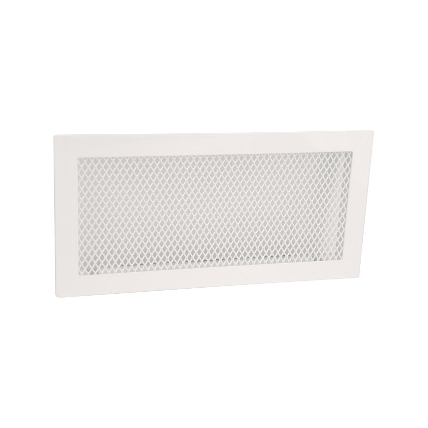 Nedco ventilatierooster, staal, wit, 300 x 150 mm 