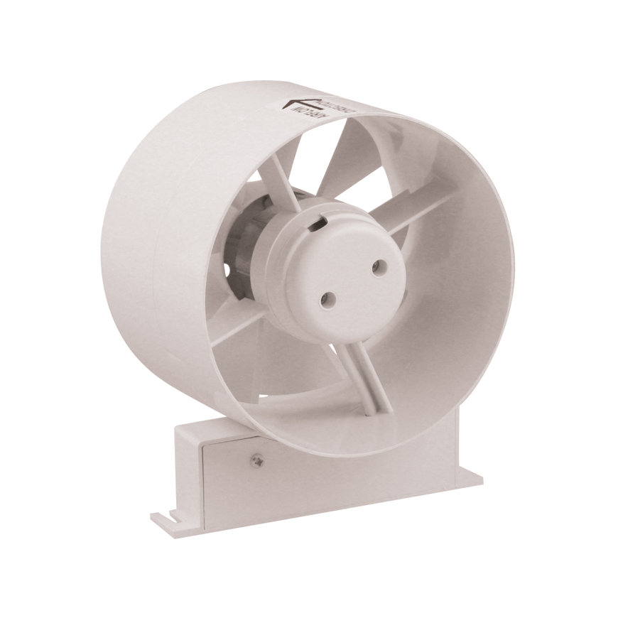 Nedco buisventilator, type PV120T, met timer, wit 