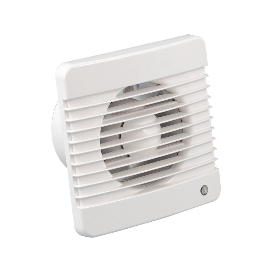 Nedco badkamer- / keukenventilator, type MT 150, abs, wit