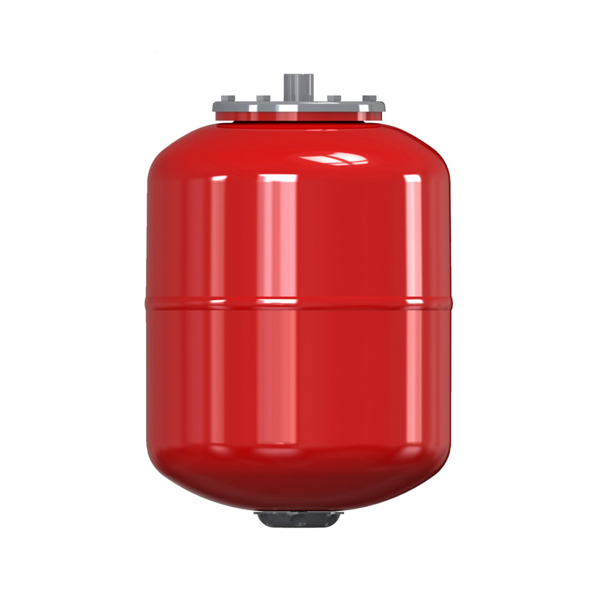Varem expansievat, type Solarvarem, vervangbaar membraan, rood, ¾", 19 liter 