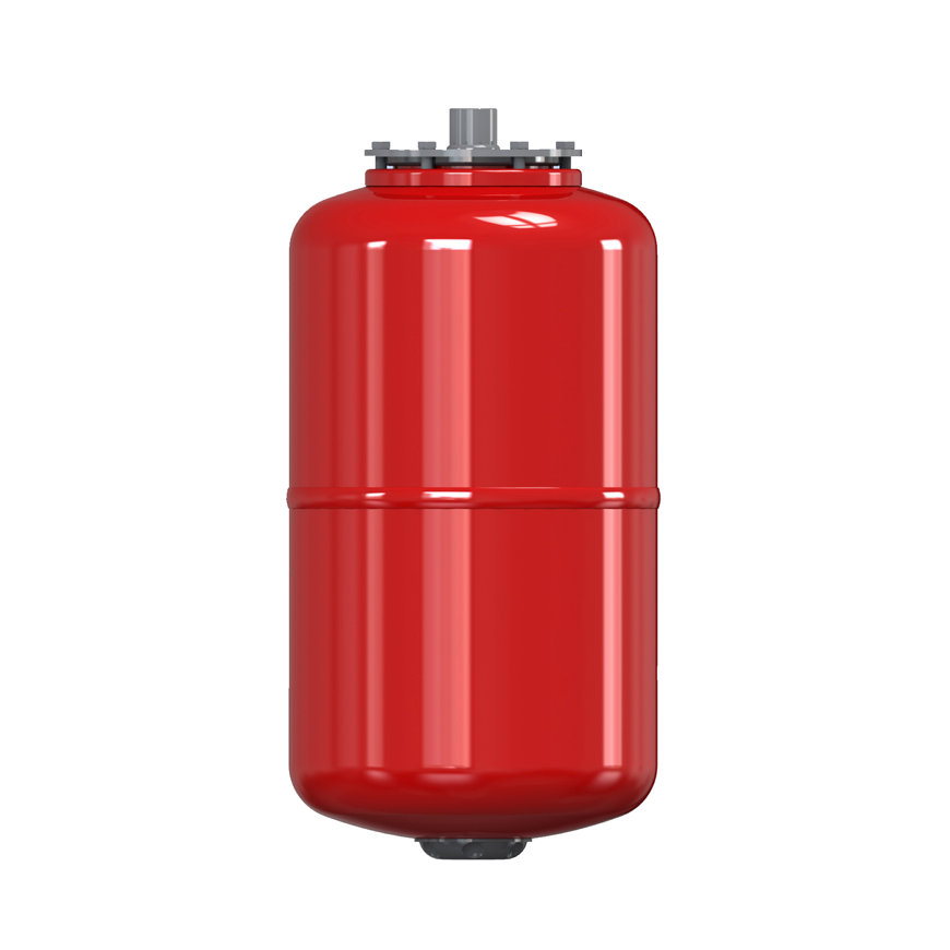 Varem expansievat, type Plusvarem, verticaal, voordruk 2 bar, max. 16 bar, rood, ce, 1", 20 liter 