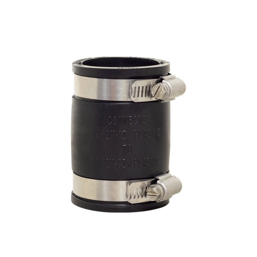 Fernco flexibele koppeling, zwart, 50 - 36 x 50 - 36 mm