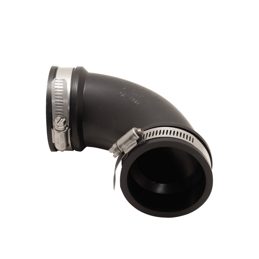 Fernco flexibele bocht, zwart, 60L, 63 - 50 mm 