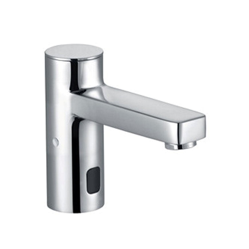 Kludi wastafelkraan, serie Zenta E, hendel, laag model, chroom, 3/8", met sensor 