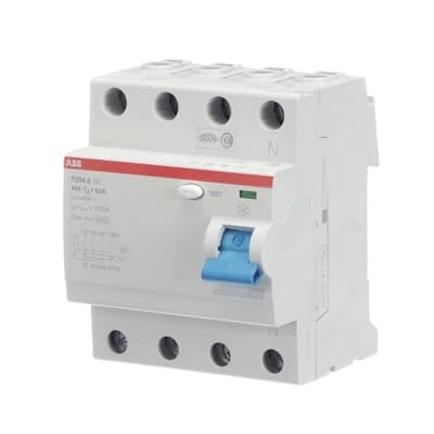 ABB aardlekschakelaar, 4-polig, 400 V, 40 A - 300 mA 