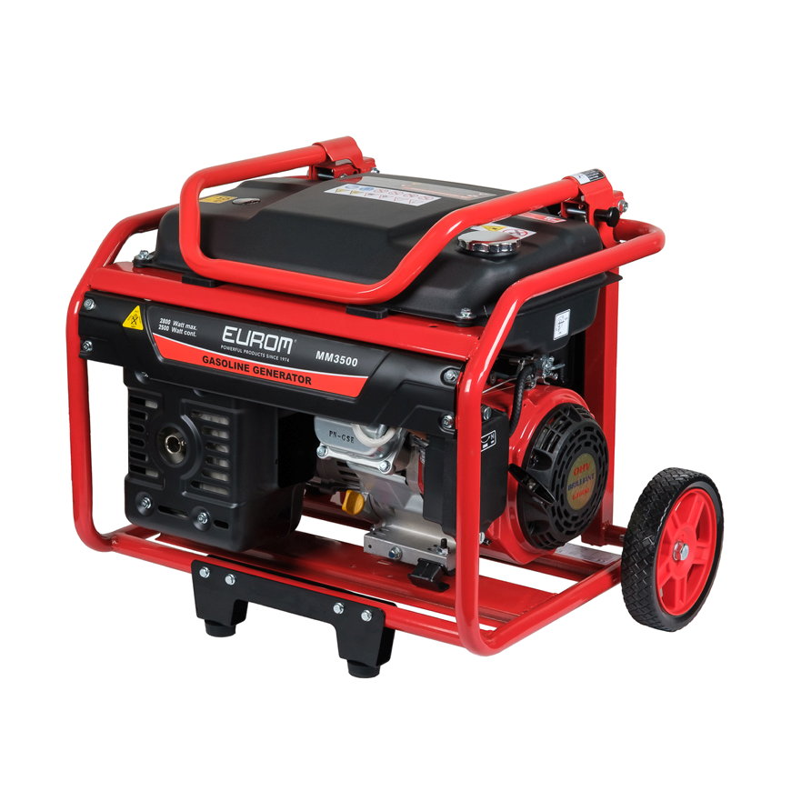 Eurom aggregaat, type MM3500, benzine, 4,4 kW 