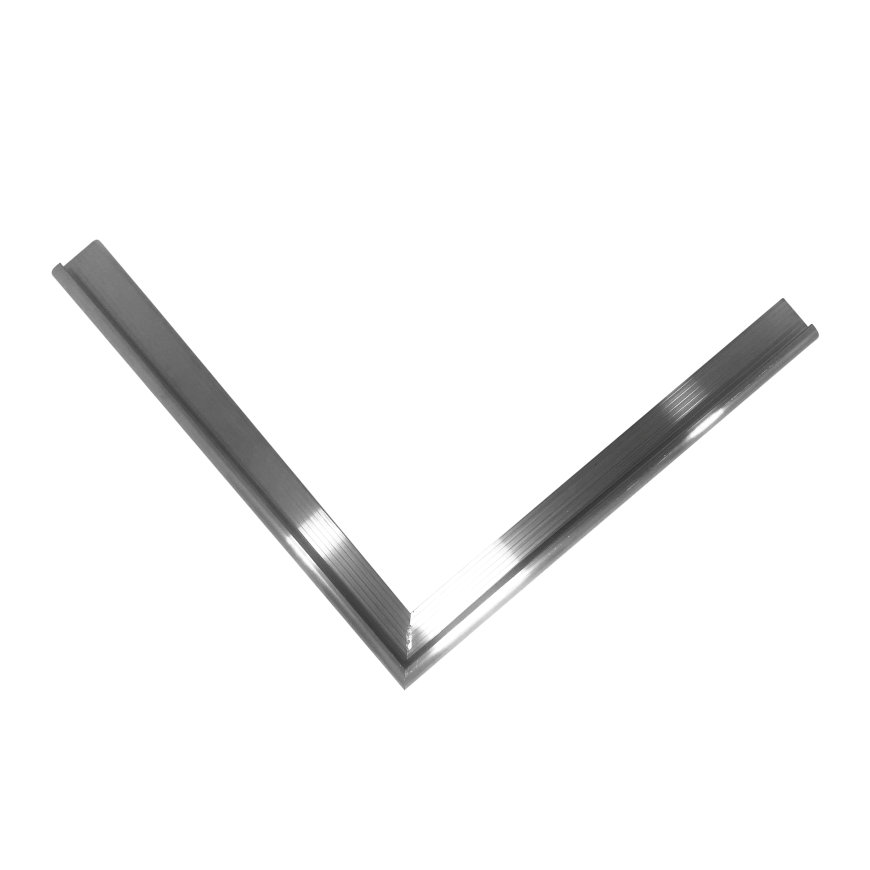 Buitenhoek voor daktrim met kraalrand, 25 x 50 mm, aluminium AN409, l = 495 mm 