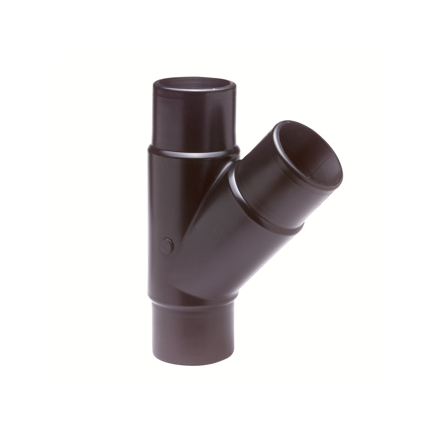 Wavin Monoline T-stuk 45°, pe 100, 3x uitwendig las, lange spie, L, SDR11, 16 bar, 200 mm 