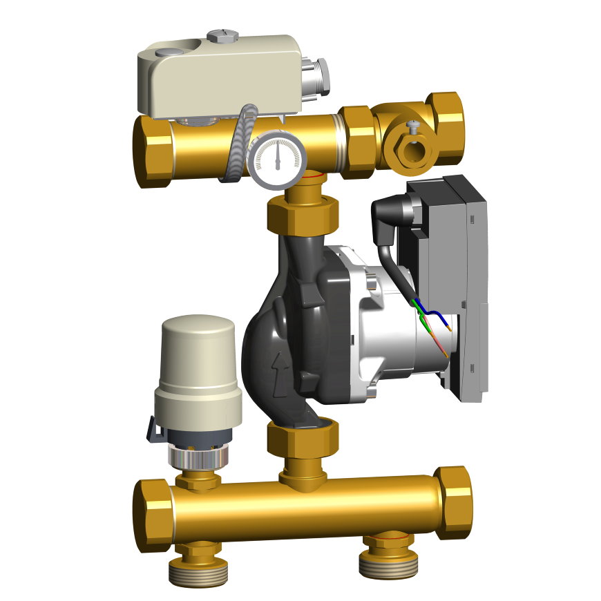 Watts pompmodule voor vloerverwarming, type FRG 3015-F RV ParaSCU/6 