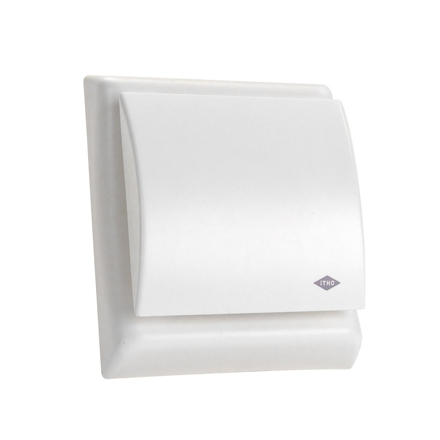 Itho toilet- / badkamerventilator, wit, type BTV-N201T, met timer 