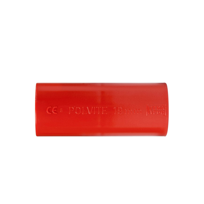 Pipelife Polvite elektra sok, pvc, rood, 19 mm