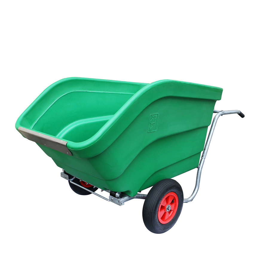 La Buvette kruiwagen met hdpe bak, 2 wielen, 600 liter 
