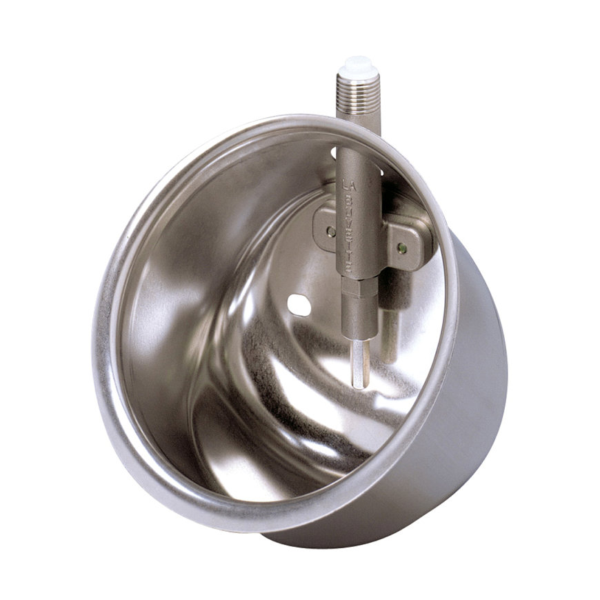 La Buvette drinkbak, rvs, type B15 S Porcinox, ½", Ø 150 mm, voor slachtvarkens van 25-100 kg 
