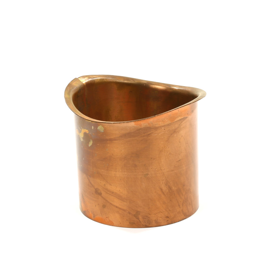 Tapeind voor mastgoot, roodkoper, 100 mm 