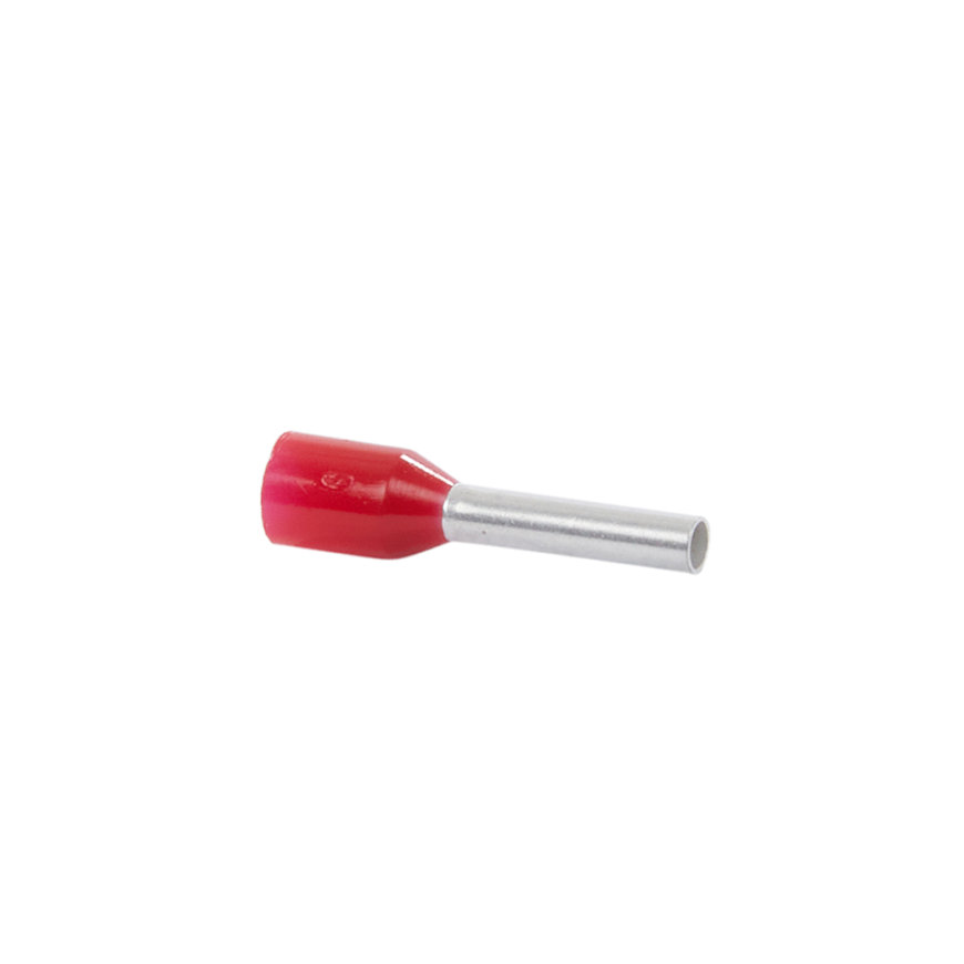 Klemko adereindhuls, geïsoleerd, pp, rood, 1 mm², penlengte = 8 mm, 100 stuks 