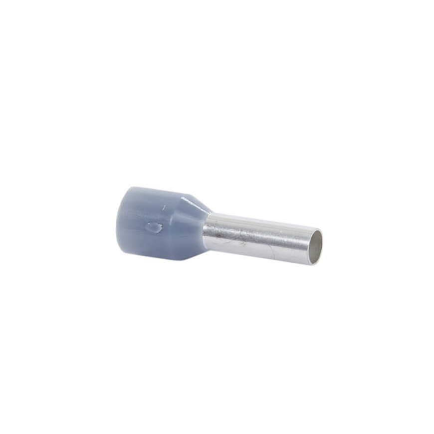 Klemko adereindhuls, geïsoleerd, DIN-kleur, pp, grijs, 4 mm², penlengte = 10 mm, verp. à 40 stuks 
