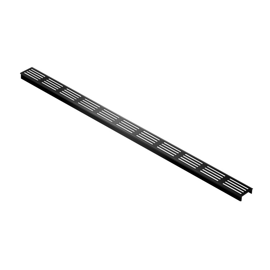 ACO Designrost, Typ Slimline, Aluminium, schwarz, A15, 100 x 6 cm 