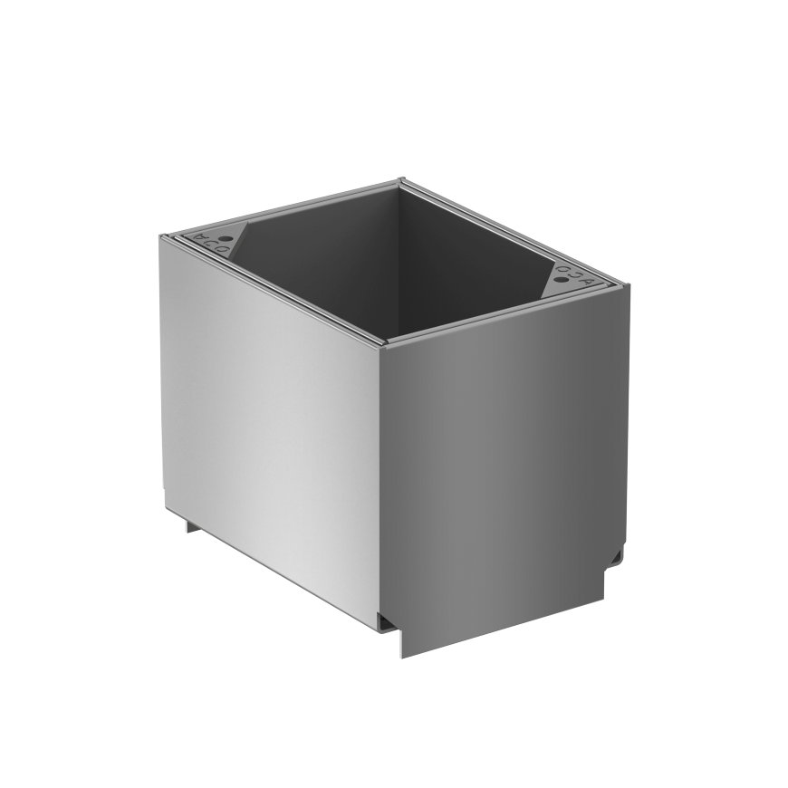 ACO sleufgoot met inspectieopening, voor lijngoot, type Slotline, rvs, 100 x 0,65 cm 