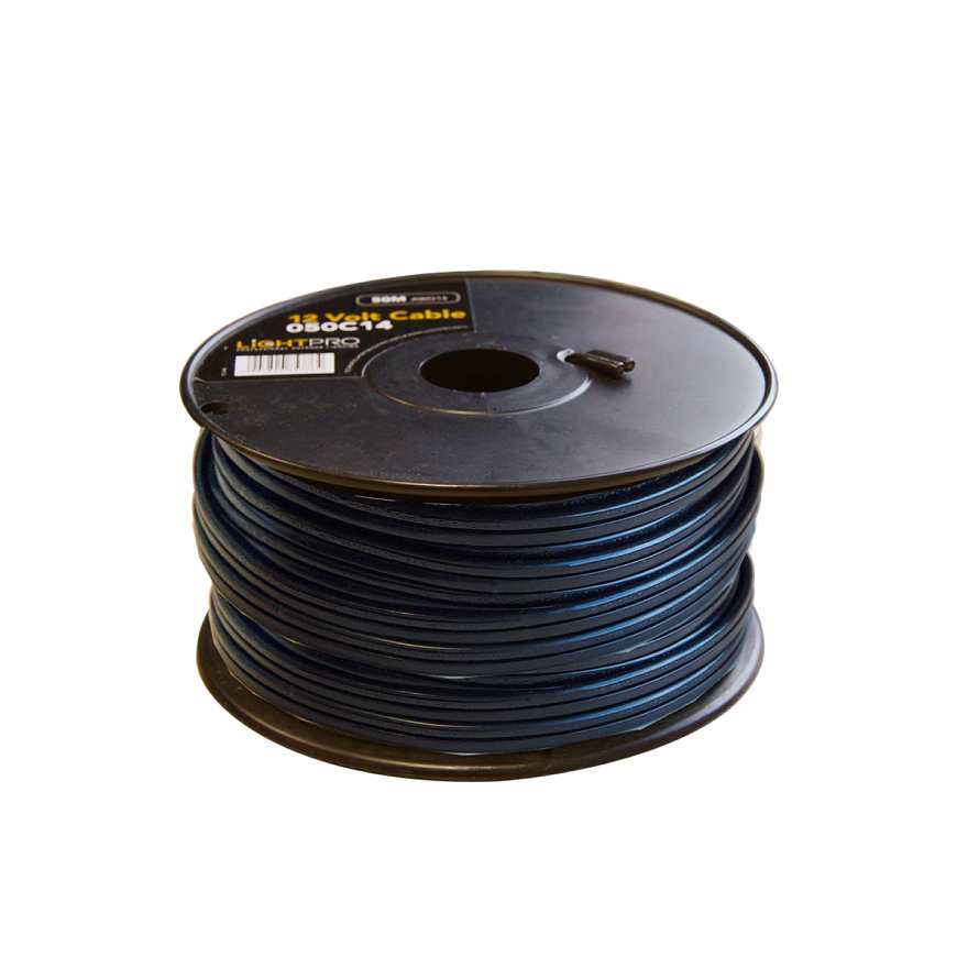Lightpro kabel, AWG14, 12 Volt, l = 50 meter 