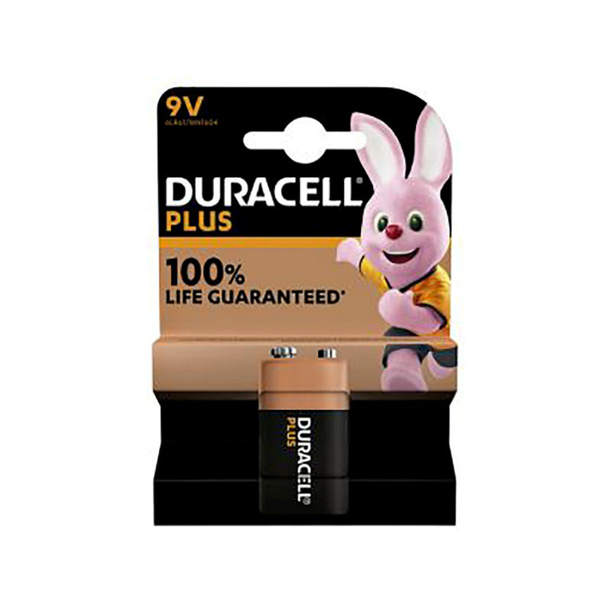 Duracell PlusPower Alkaline batterij, V9-block/E, MN1604, kaart à 1 stuk 