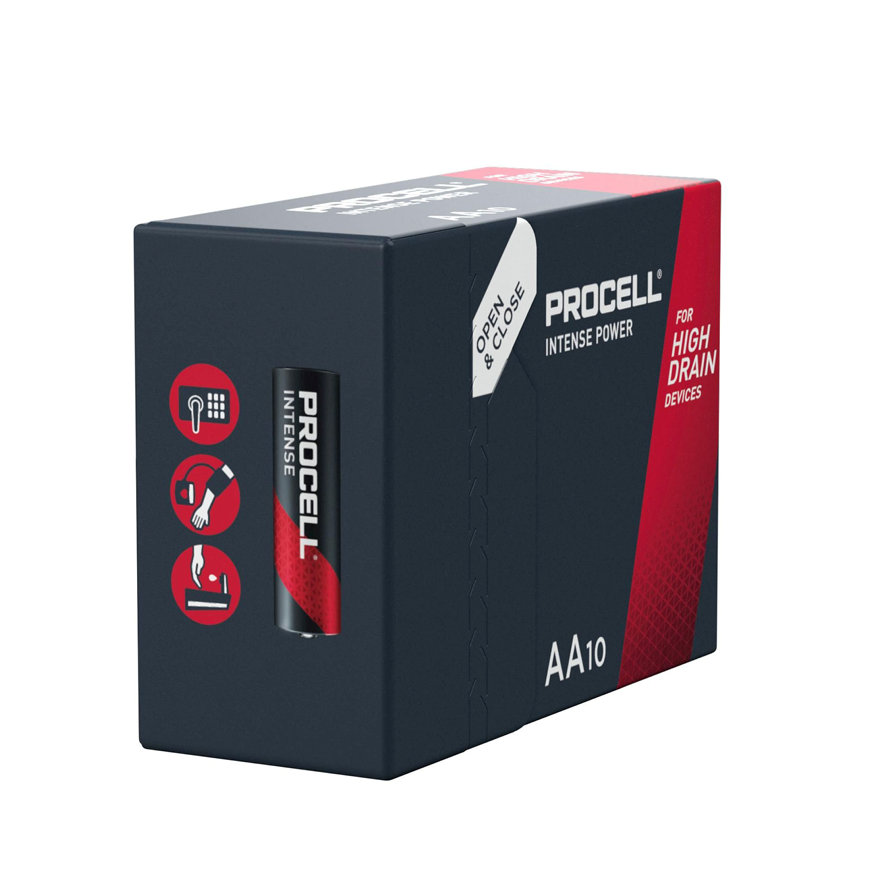 Duracell Procell Intense alkaline batterij, AA, 1,5 V, LR06, doos à 10 stuks 