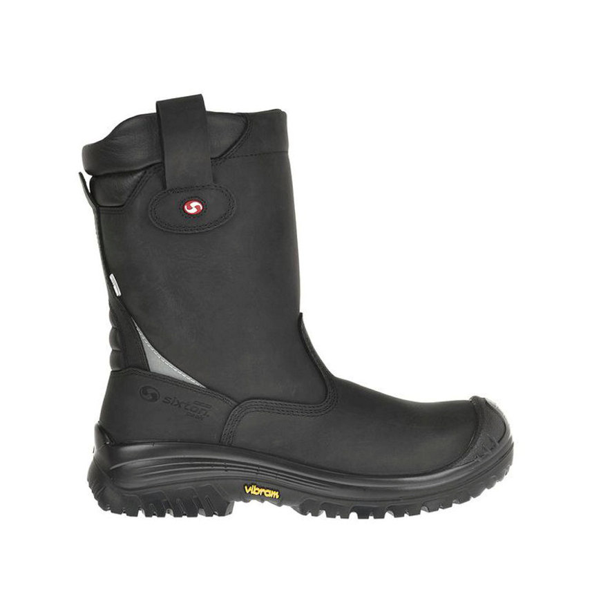 Sixton Peak veiligheidslaarzen, type Ranch, zwart, Primaloft, S3, HDry, Metal Free, Vibram, maat 42 