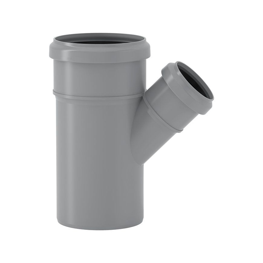 Valsir PP3, HT Abfluss Abzweig reduziert 45°, DN/OD = 40 x 32 mm 