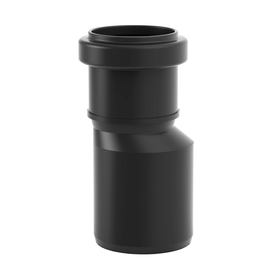 Valsir Blackfire HT Reduktion, exzentrisch, Manschette x Spitzende, PP, 32 x 40 mm 