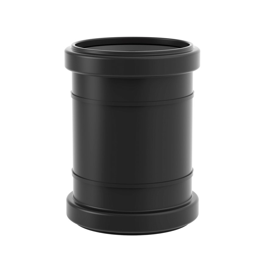 Valsir Blackfire HT Steckmuffe, 2x Manschette, PP, 50 mm 
