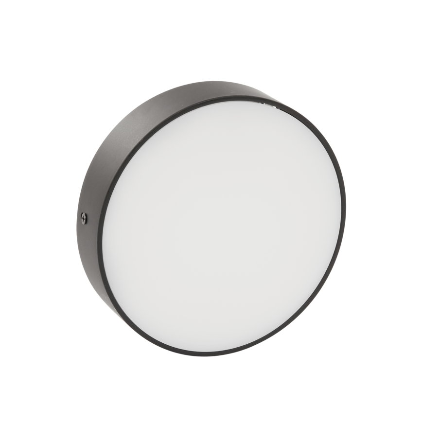 Adurolight® Premium Quality Line LED-Deckenleuchte, Venus, schwarz, 12 W, 4000 K, flimmerfrei 