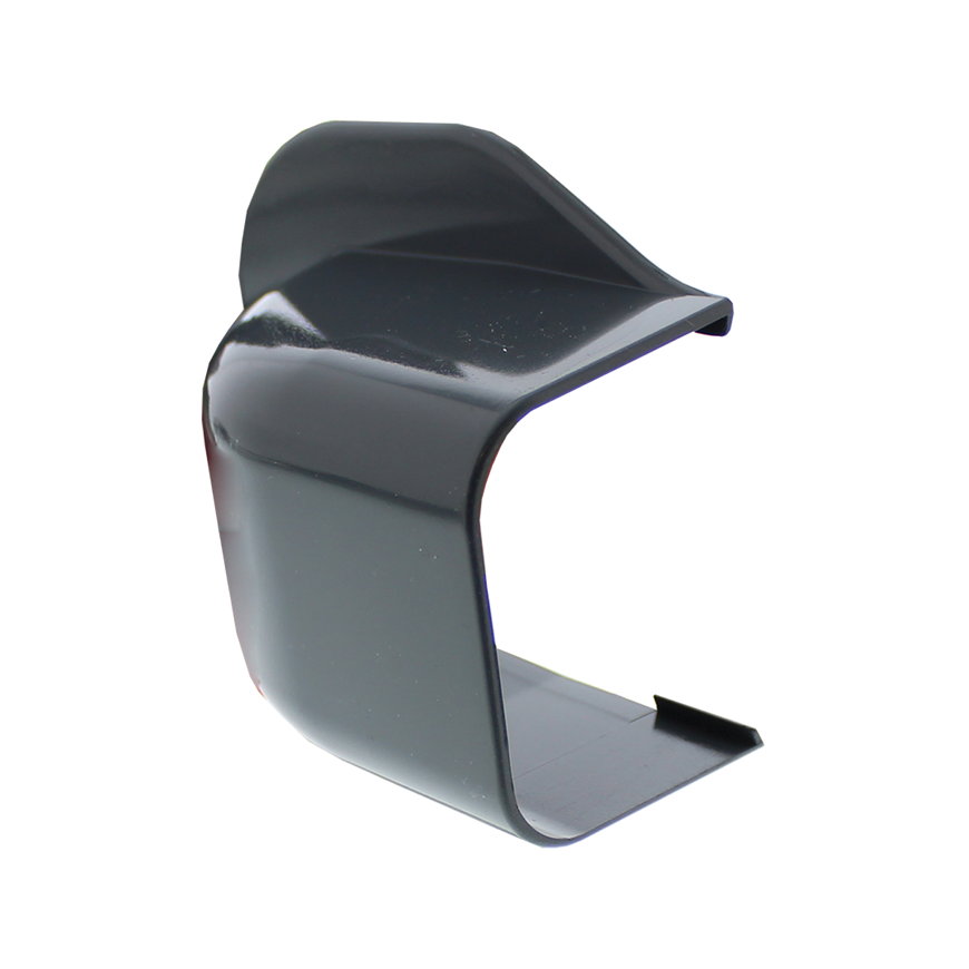 Canalit muurafdekkap leidinggoot, pvc, 90 x 65 mm, antraciet 