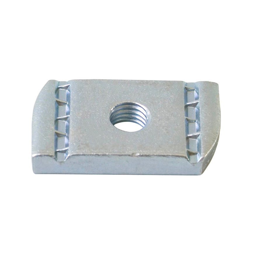 Canalit schuifmoer, gegalvaniseerd staal, voor montagerail 41 x 41 mm, h = 6 mm, M8, vp à 100 stuks 
