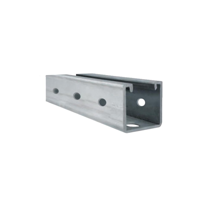 Canalit montagerail, gegalvaniseerd staal, 41 x 41 mm, l = 50 cm 