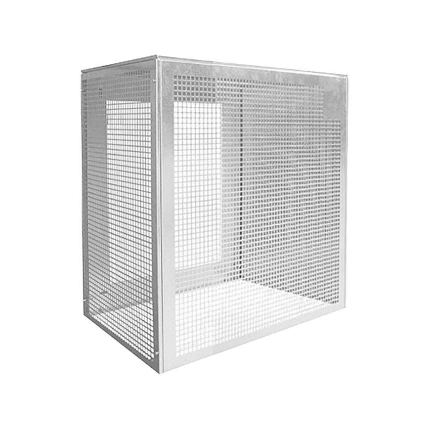 Canalit beschermkooi, metaal, 1000 x 2000 x 1200 mm, wit 
