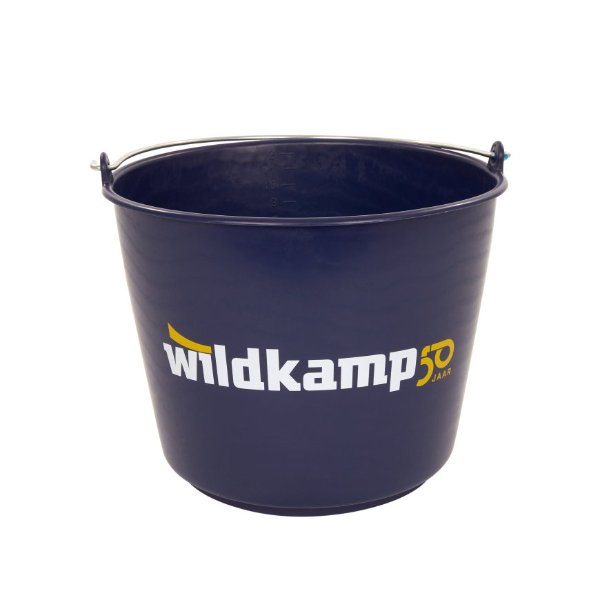 Wildkamp jubileum bouwemmer, 12 liter, pe 
