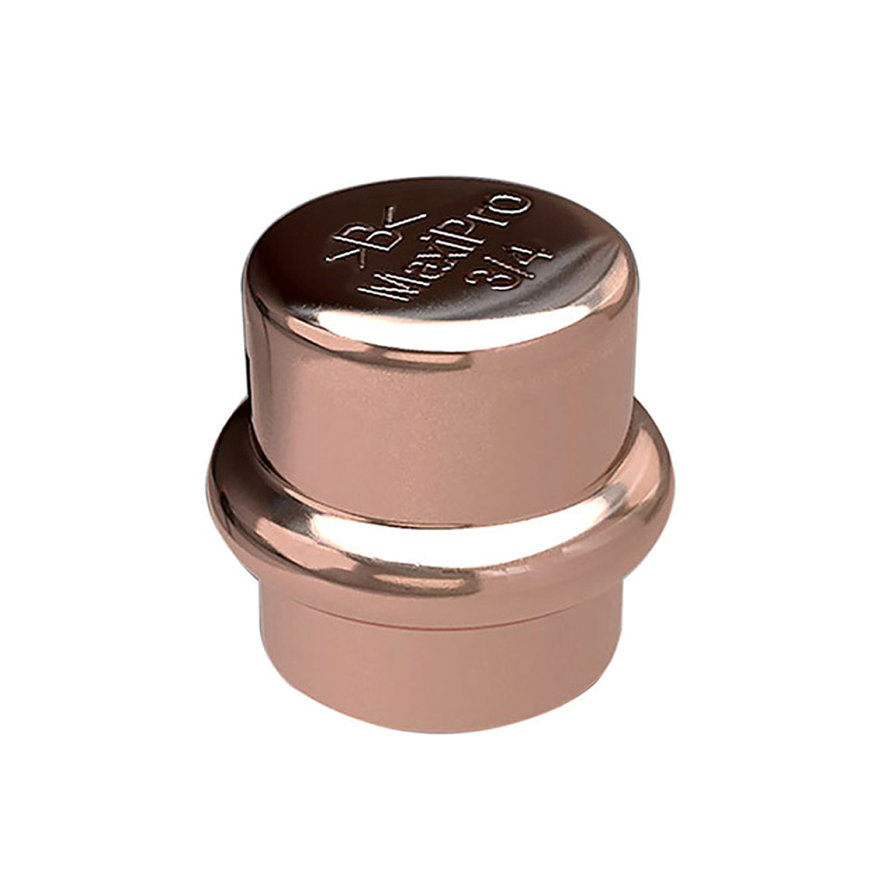 Bänninger MaxiPro eindkap, koper, pers, 3/8", verpakking à 3 stuks 