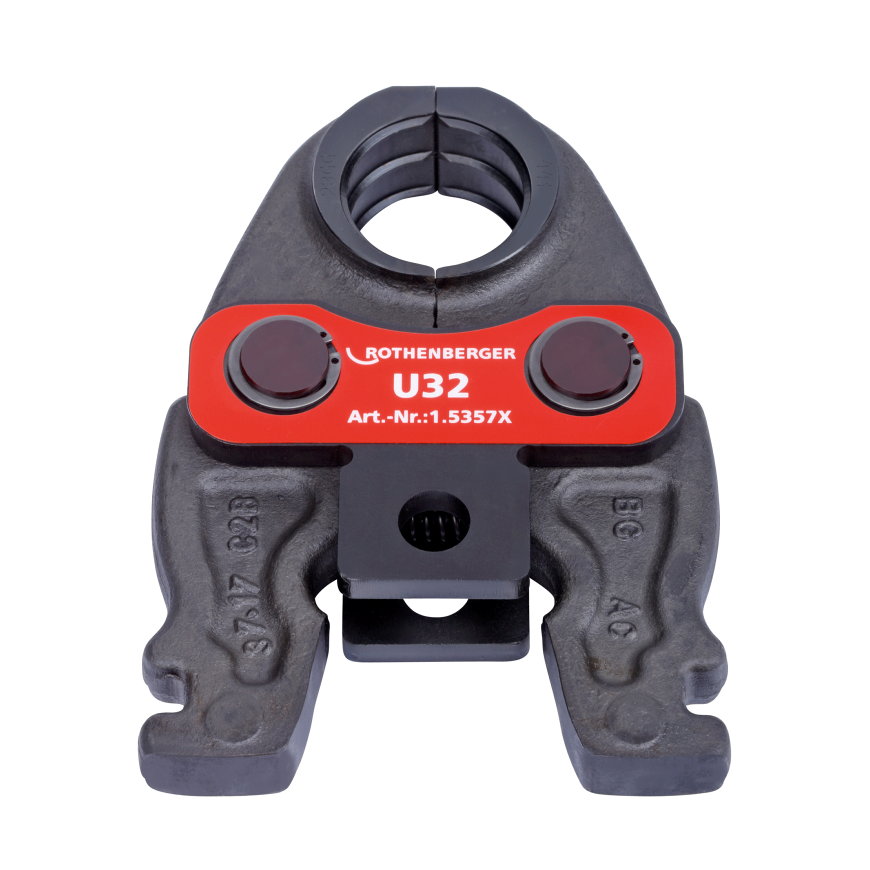 Rothenberger persbek, type compact, U-profiel, 32 mm 