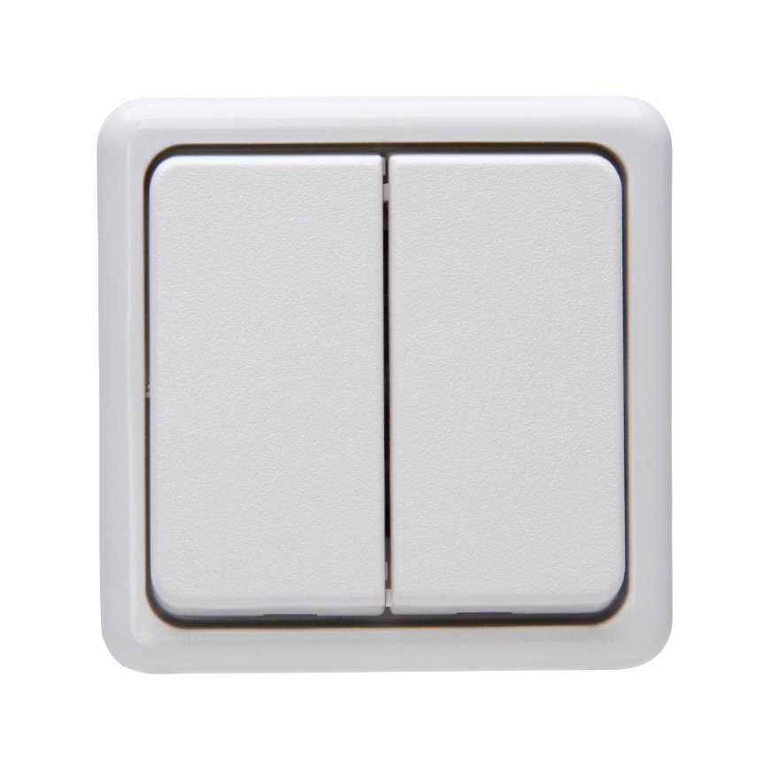 Kopp retail, Standard serieschakelaar, 10 A, arctic wit 