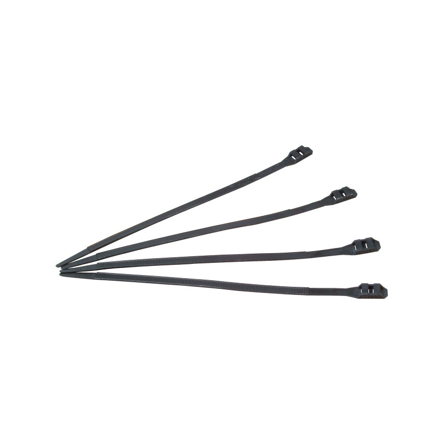 Kopp retail, kabelbinder extra sterk, b = 9,0 mm, l = 300 mm zwart, 15 stuks 