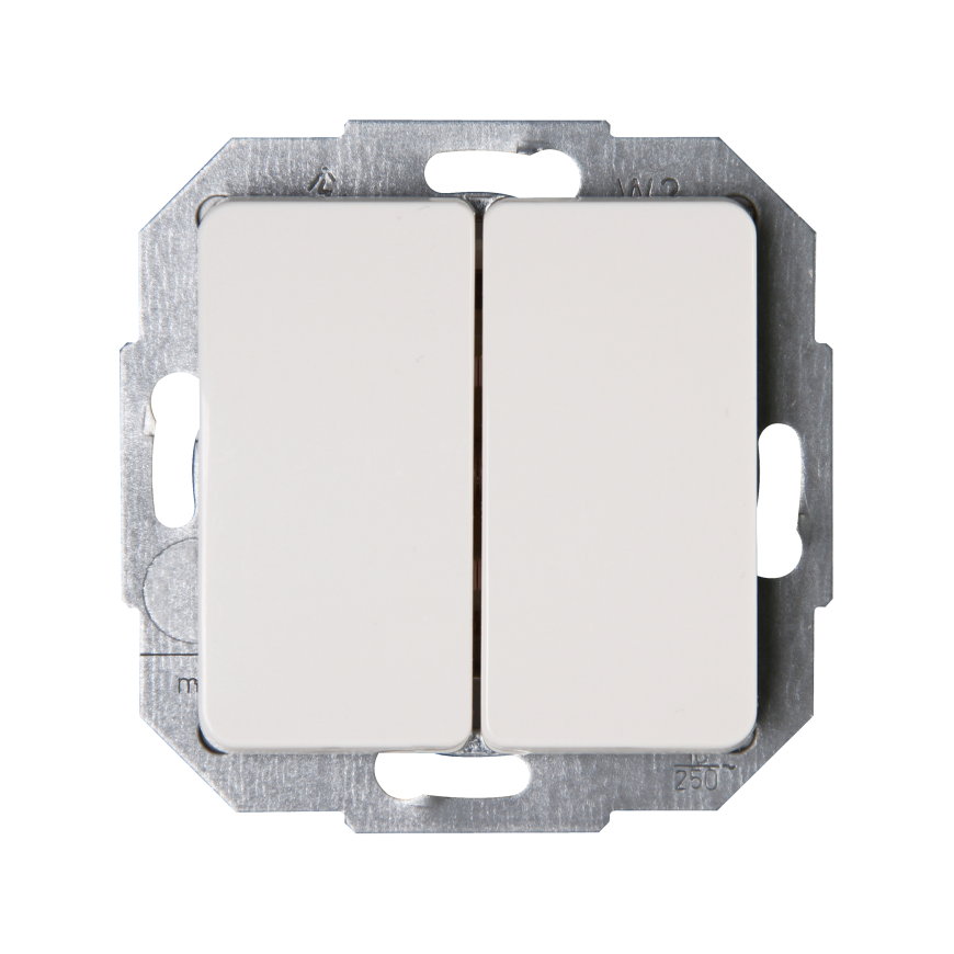 Kopp retail, Milano serieschakelaar, 10 A, wit 