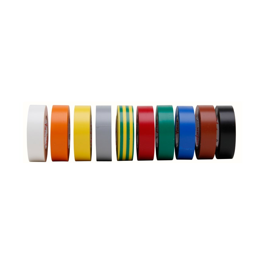 Kopp retail, isolatietape, b = 15 mm, l = 10 m, 10 kleuren 