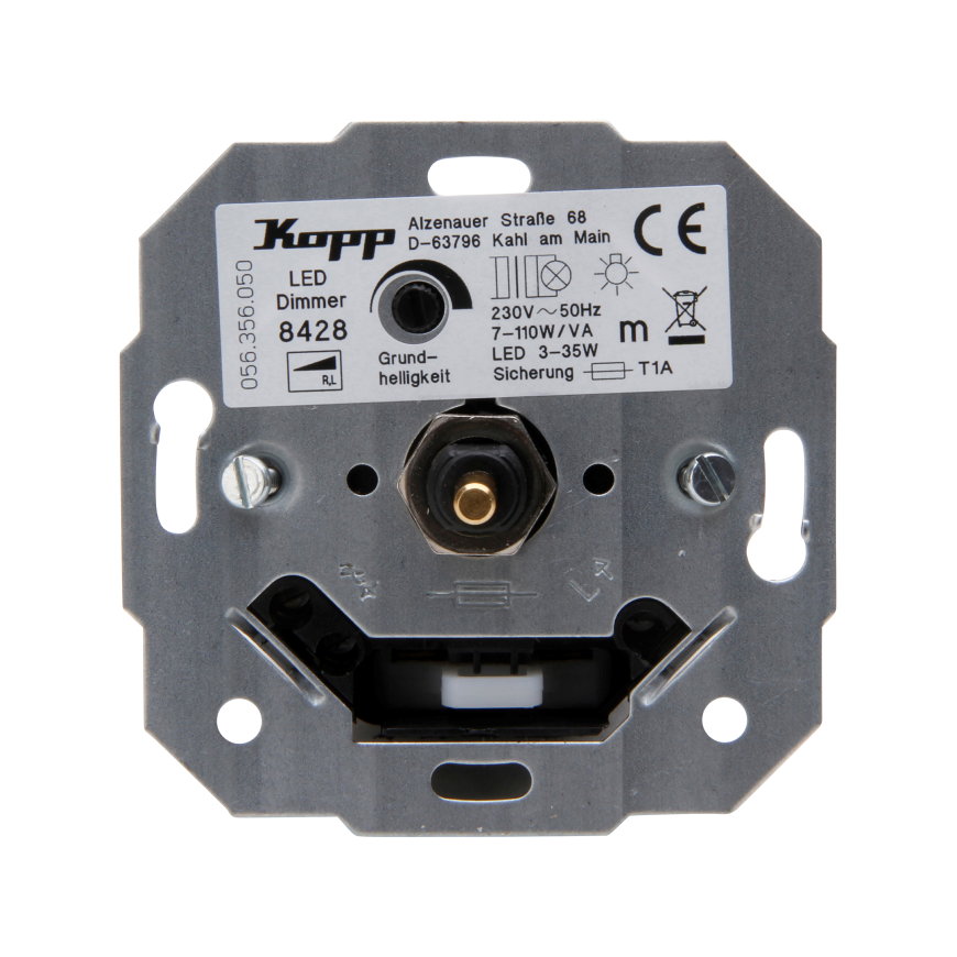 Kopp retail, TechnikCenter dimmer RL, led 3 - 35 W, gloei- en halogeenlampen 7 - 110 W, 230 V 